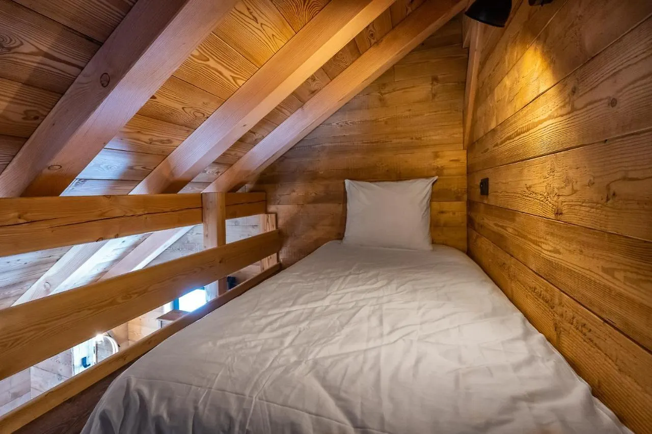 Les Chalets D'Elena Saint-Jean-Saint-Nicolas بيت خشبي